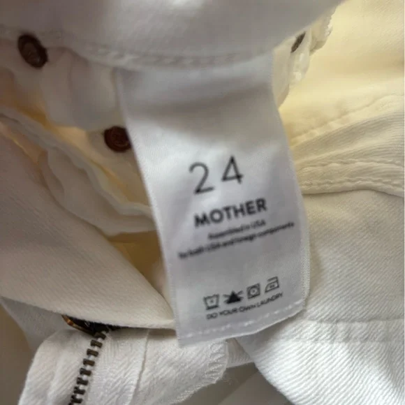 MOTHER The Insider Crop Step Fray Jean